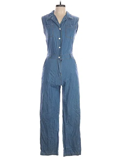 Pre-owned Prettylittlething Jumpsuit In Blue