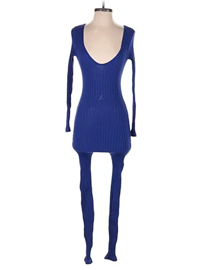 Pre-owned Prettylittlething Jumpsuit In Blue