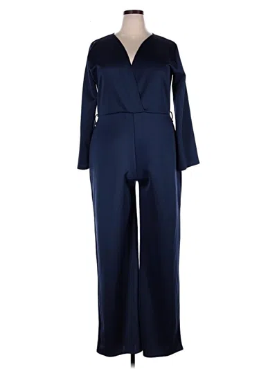 Pre-owned Prettylittlething Jumpsuit In Blue