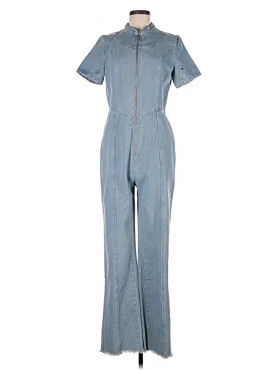 Pre-owned Prettylittlething Jumpsuit In Blue