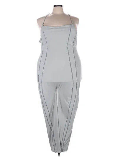 Pre-owned Prettylittlething Jumpsuit In Gray