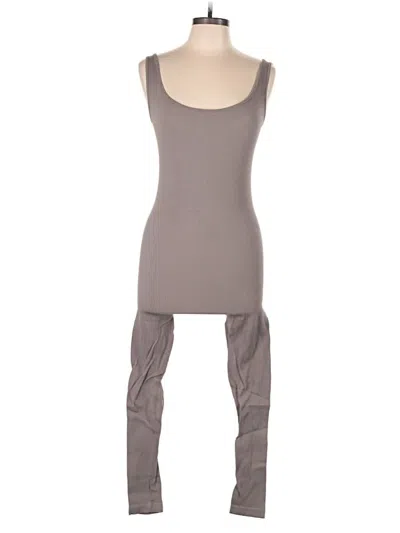 Pre-owned Prettylittlething Jumpsuit In Gray