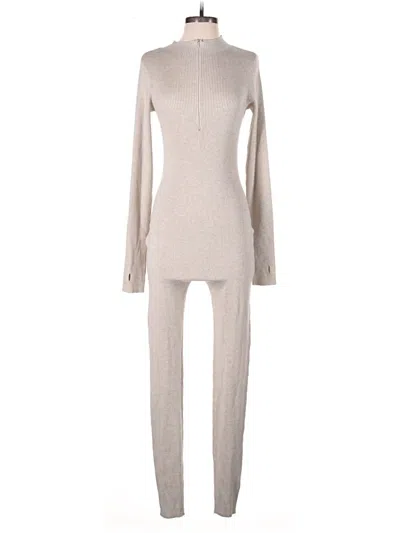 Pre-owned Prettylittlething Jumpsuit In Gray