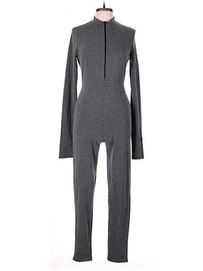 Pre-owned Prettylittlething Jumpsuit In Gray