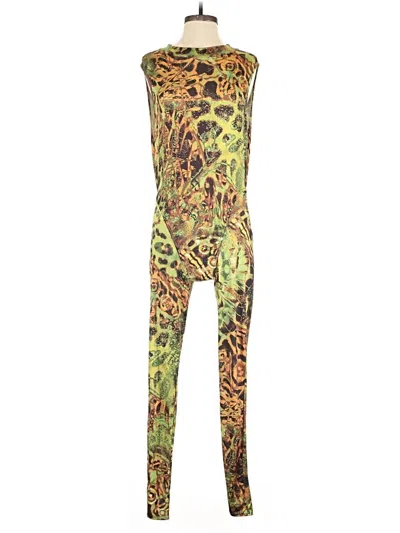 Pre-owned Prettylittlething Jumpsuit In Green