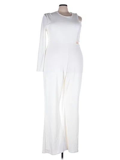 Prettylittlething Jumpsuit In Ivory