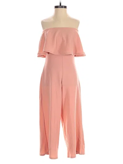 Pre-owned Prettylittlething Jumpsuit In Pink