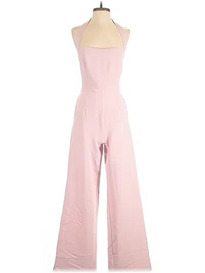 Pre-owned Prettylittlething Jumpsuit In Pink