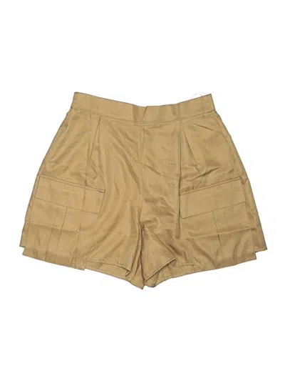 Prettylittlething Khaki Shorts In Tan