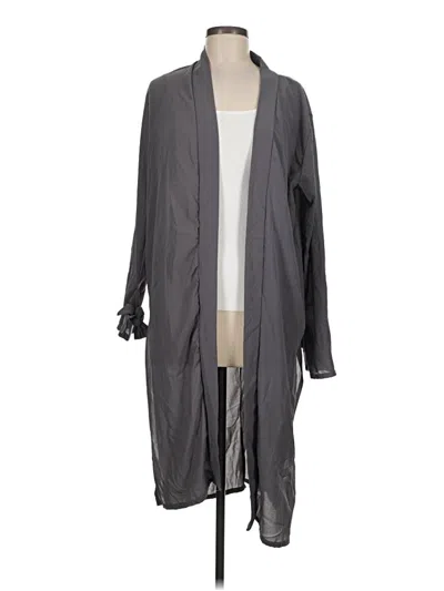 Pre-owned Prettylittlething Kimono In Gray