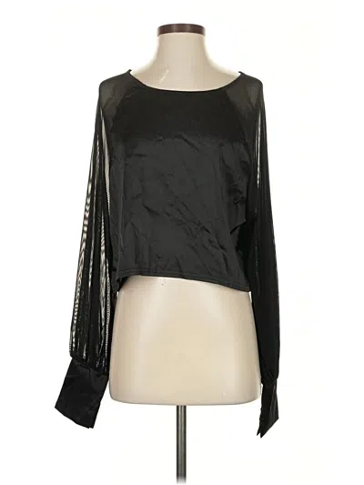 Prettylittlething Long Sleeve Blouse In Black
