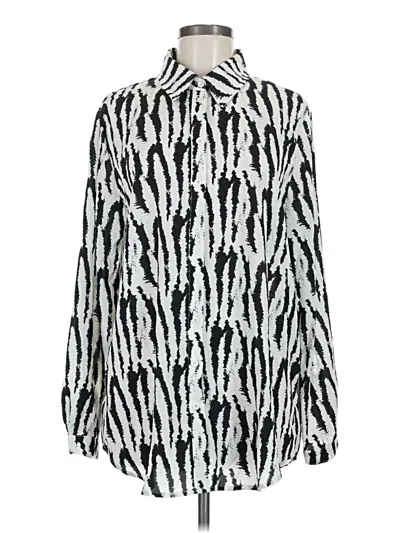 Prettylittlething Long Sleeve Blouse In Black