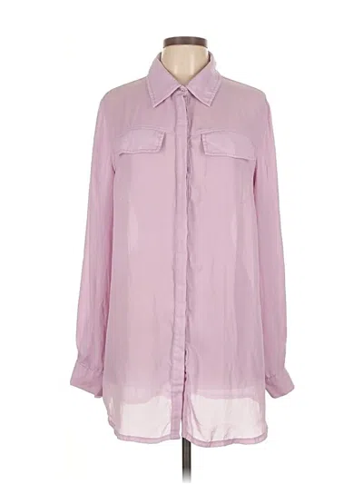 Pre-owned Prettylittlething Long Sleeve Blouse In Pink