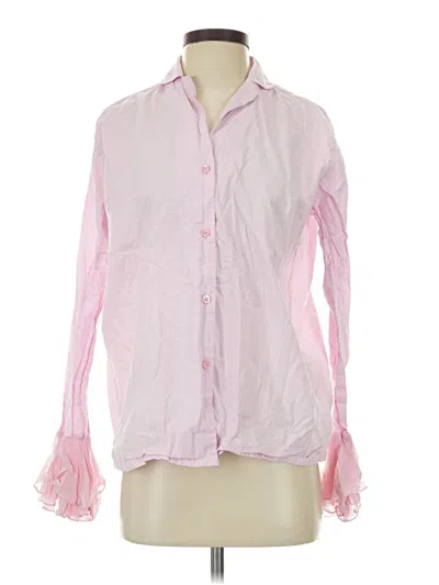 Pre-owned Prettylittlething Long Sleeve Blouse In Pink