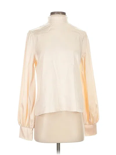 Pre-owned Prettylittlething Long Sleeve Blouse In White