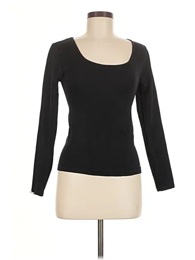 Pre-owned Prettylittlething Long Sleeve T-shirt In Black