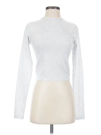 Pre-owned Prettylittlething Long Sleeve Turtleneck In Silver