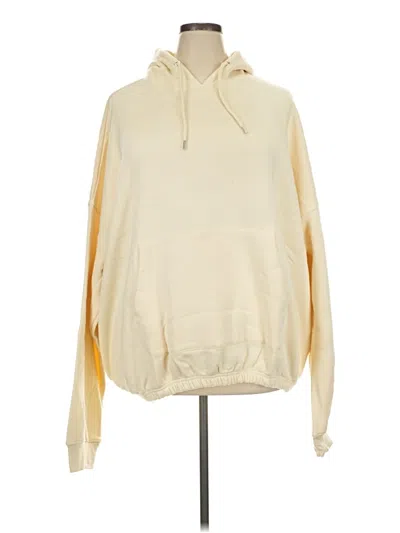 Pre-owned Prettylittlething Pullover Hoodie In Ivory