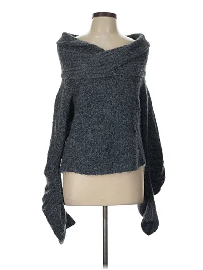 Pre-owned Prettylittlething Pullover Sweater In Gray