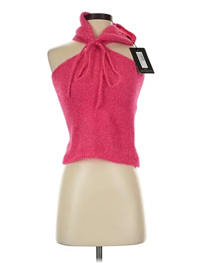 Pre-owned Prettylittlething Pullover Sweater In Pink