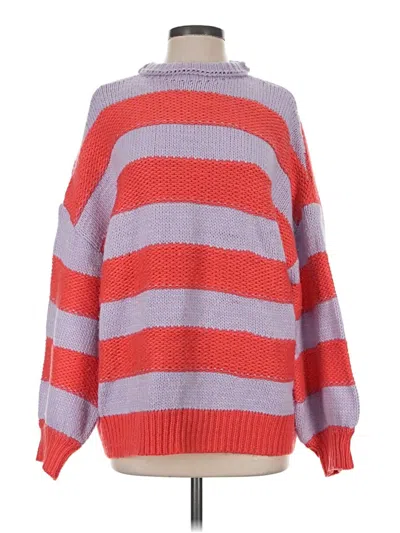 Pre-owned Prettylittlething Pullover Sweater In Red