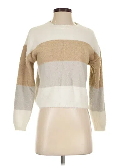 Pre-owned Prettylittlething Pullover Sweater In Tan