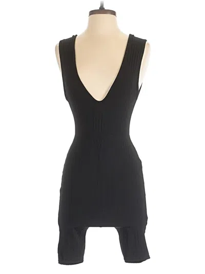 Pre-owned Prettylittlething Romper In Black