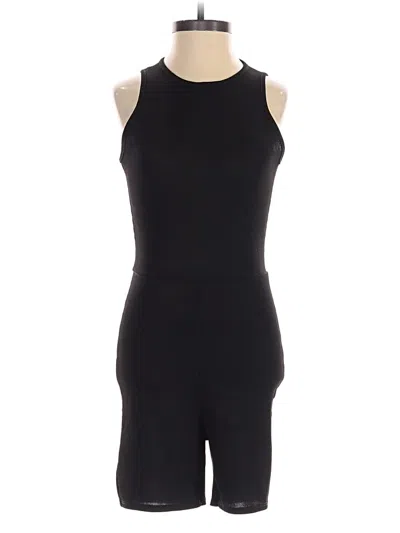 Pre-owned Prettylittlething Romper In Black