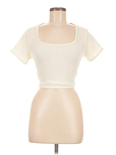 Prettylittlething Short Sleeve Turtleneck In White