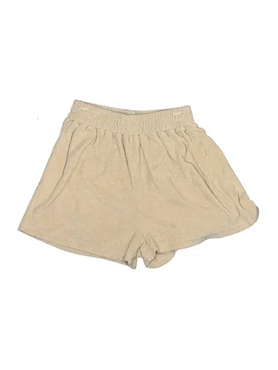 Pre-owned Prettylittlething Shorts In Tan