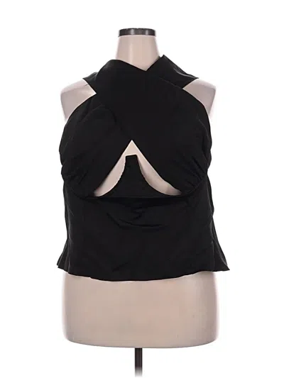 Prettylittlething Sleeveless Blouse In Black