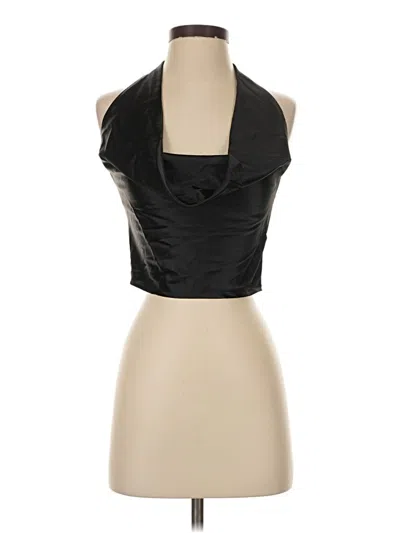 Pre-owned Prettylittlething Sleeveless Blouse In Black