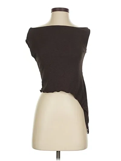 Pre-owned Prettylittlething Sleeveless Blouse In Brown