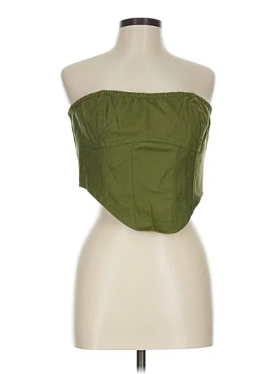 Prettylittlething Sleeveless Blouse In Green