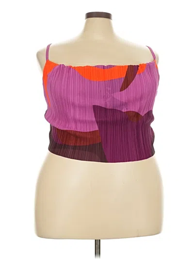 Pre-owned Prettylittlething Sleeveless Blouse In Purple