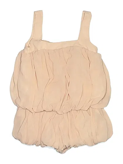 Pre-owned Prettylittlething Sleeveless Blouse In Tan