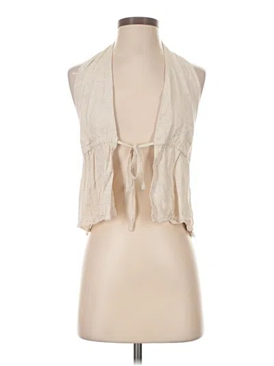 Pre-owned Prettylittlething Sleeveless Blouse In Tan