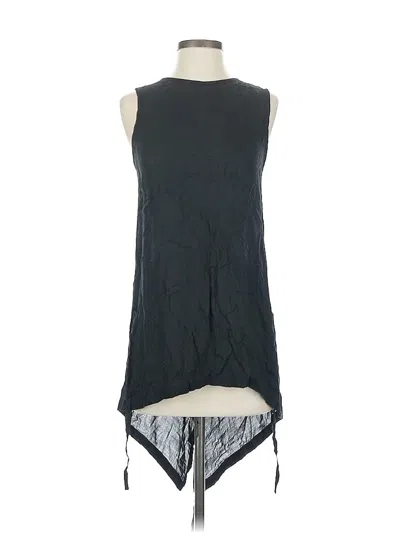 Pre-owned Prettylittlething Sleeveless Top Black Halter Neckline Tops