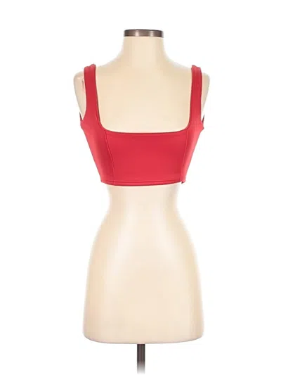 Pre-owned Prettylittlething Sports Bra In Red