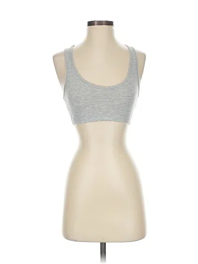 Pre-owned Prettylittlething Sports Bra In Silver