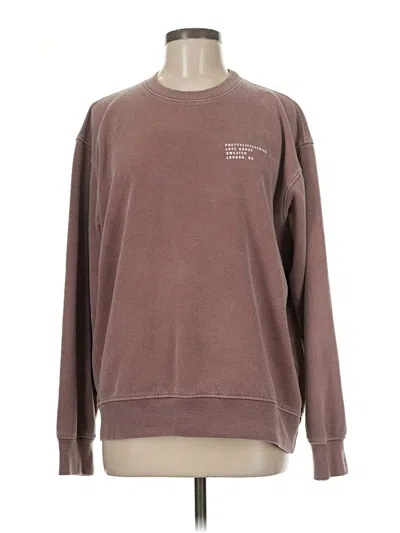 Pre-owned Prettylittlething Sweatshirt In Brown