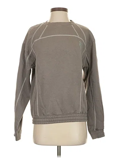 Pre-owned Prettylittlething Sweatshirt In Gray