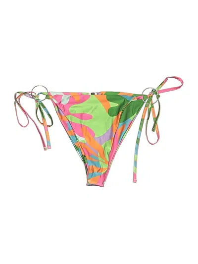 Pre-owned Prettylittlething Swimsuit Bottoms In Pink