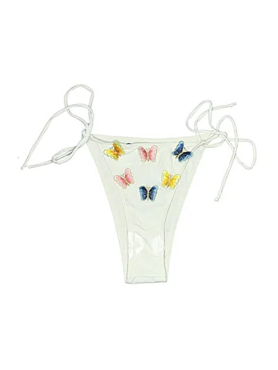 Prettylittlething Swimsuit Bottoms In White
