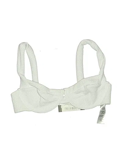 Prettylittlething Swimsuit Top Ivory Swimwear In White