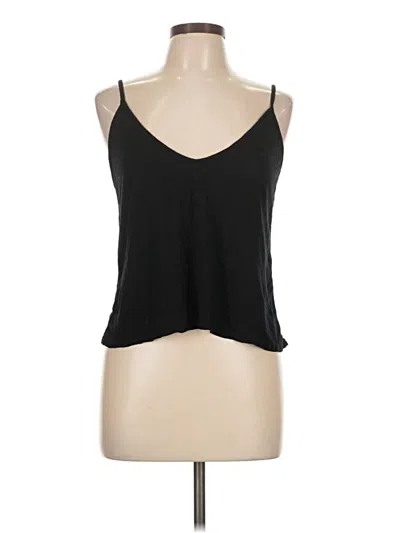 Pre-owned Prettylittlething Tank Top Black Halter Neckline Tops