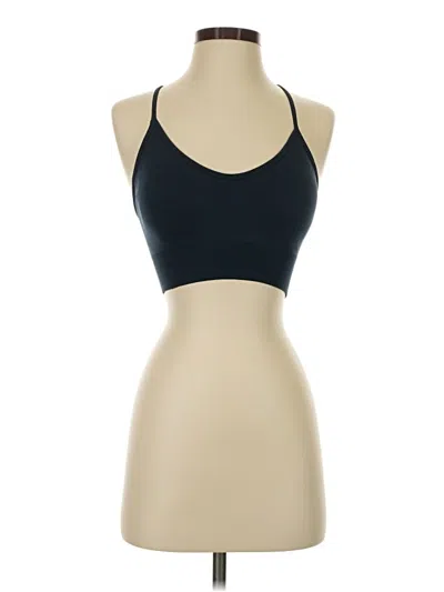Pre-owned Prettylittlething Tank Top Black Halter Neckline Tops