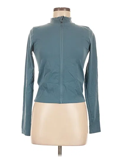 Pre-owned Prettylittlething Track Jacket In Blue