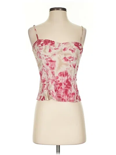 Pre-owned Prettylittlething Tube Top Pink Strapless Neckline Tops