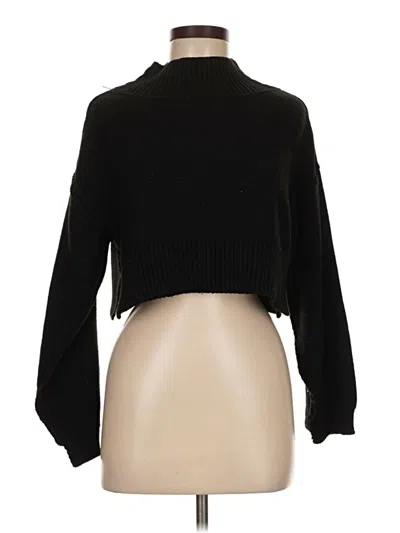 Pre-owned Prettylittlething Turtleneck Sweater In Black